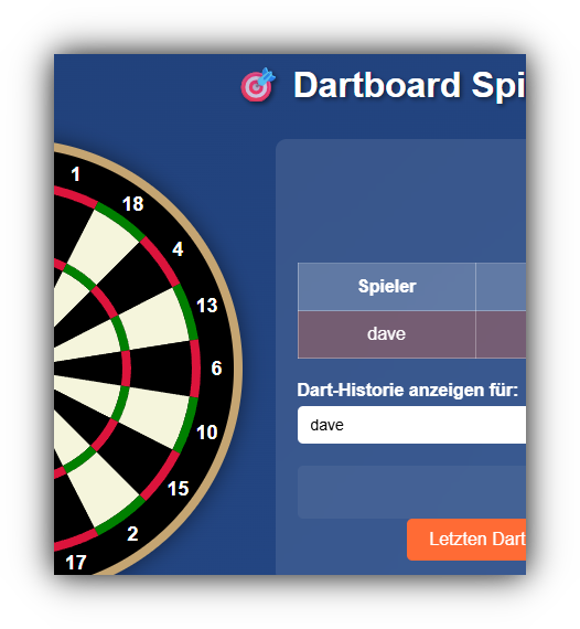 Vorschaubild: Dartboard-Spiel