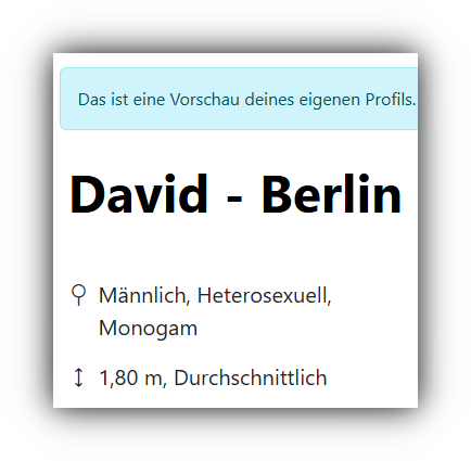 Vorschaubild: Profilvorschau